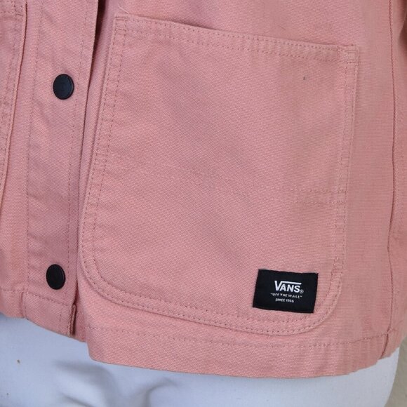 Vans Drill Chore Coat Jacket Rose Dawn Pink - XS - Picture 3 of 10